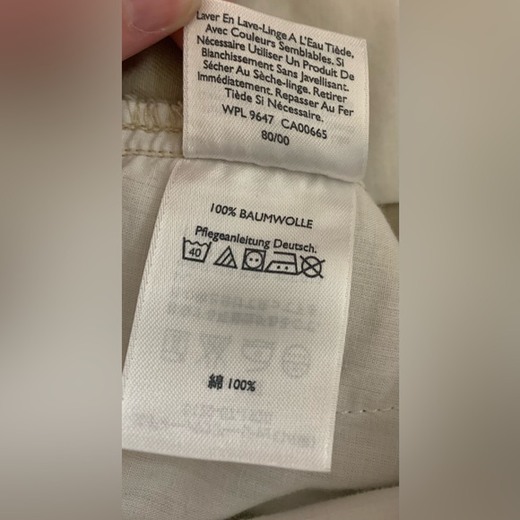 Eddie Bauer Tan Men’s Size 42 Flat Front Shorts-Button Top Closure Zipper - Picture 5 of 5